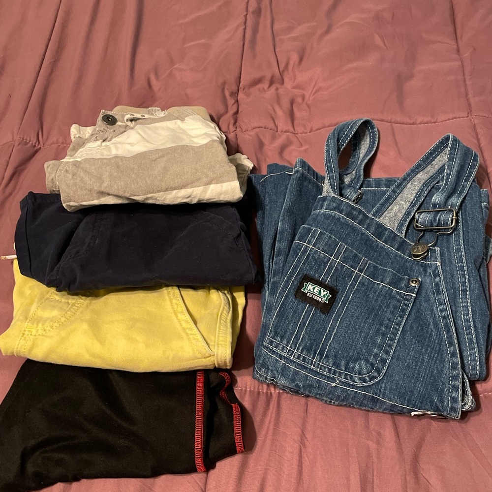 Shorts and overalls